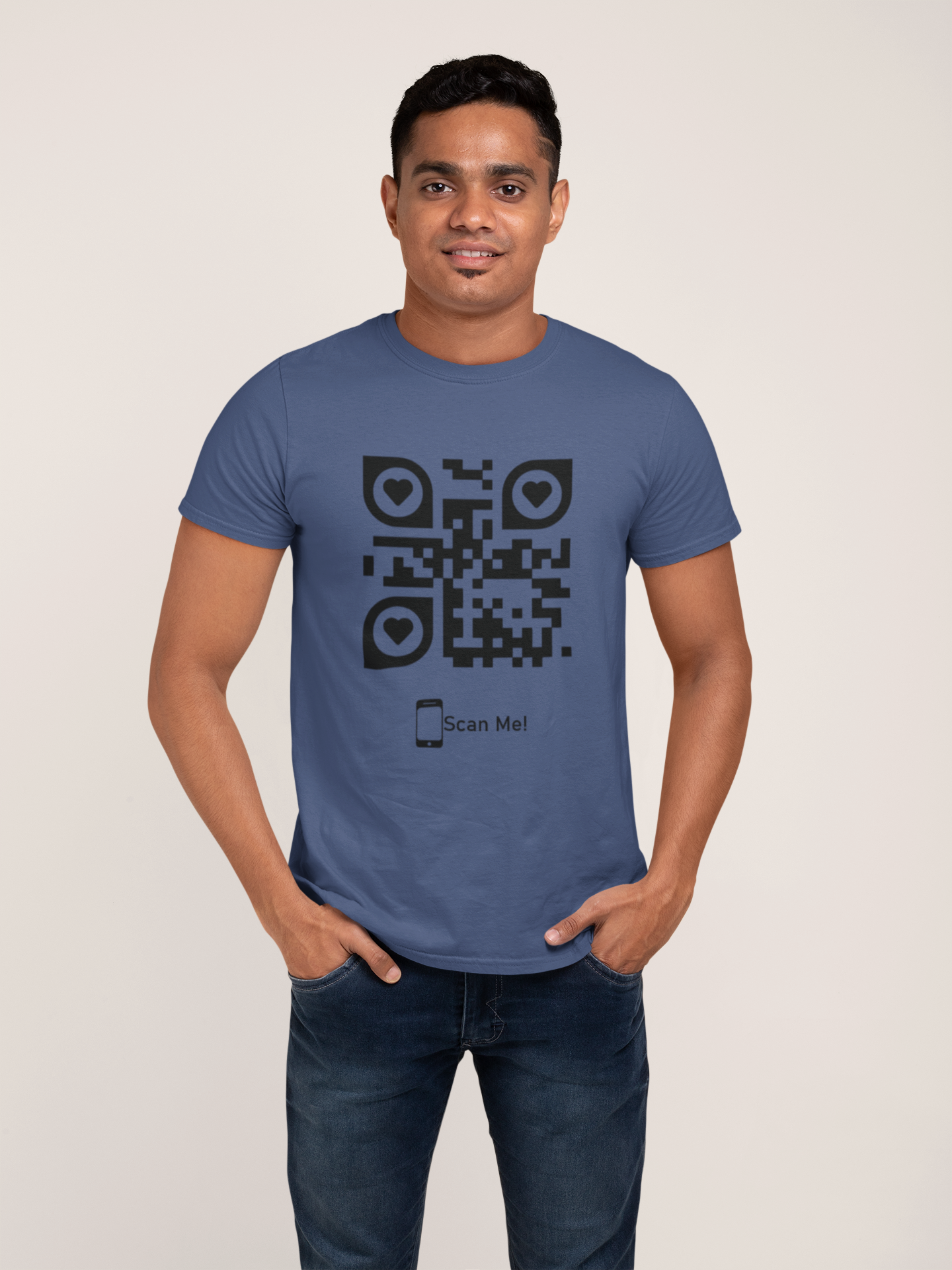 Dhaga Premium QR Code Graphic Unisex T-Shirt ! Buy 1 Get 1 Free