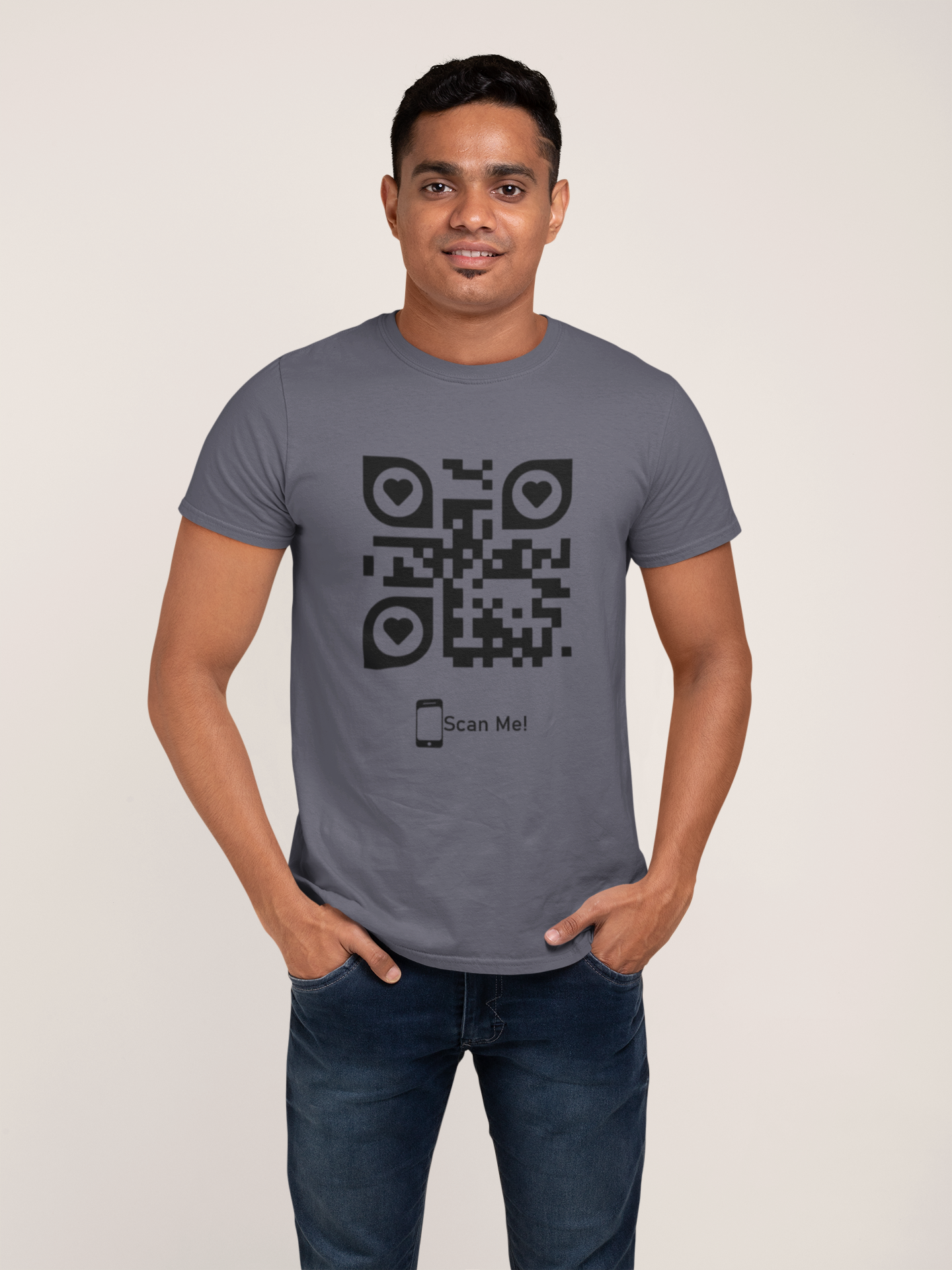 Dhaga Premium QR Code Graphic Unisex T-Shirt ! Buy 1 Get 1 Free