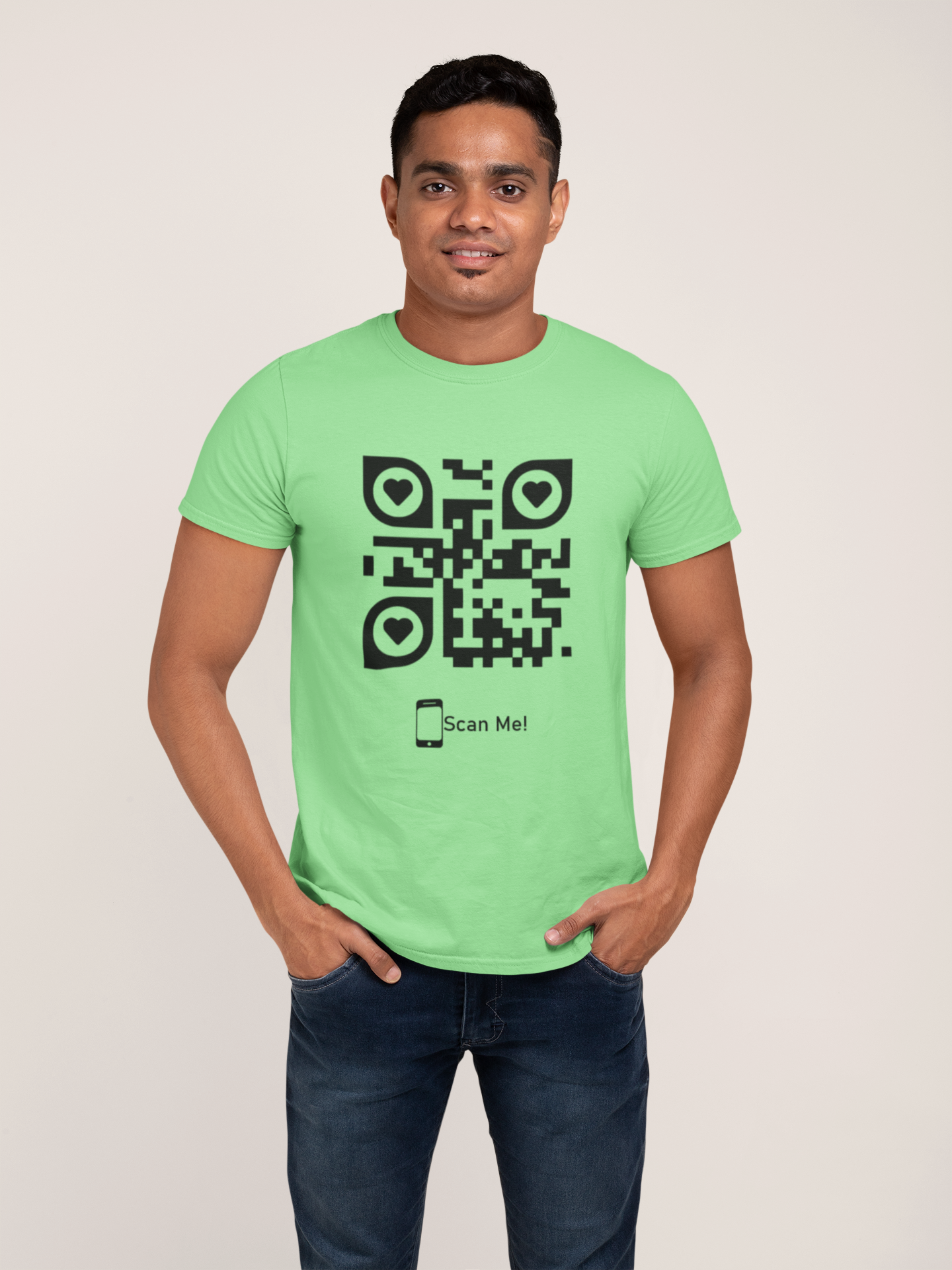 Dhaga Premium QR Code Graphic Unisex T-Shirt ! Buy 1 Get 1 Free