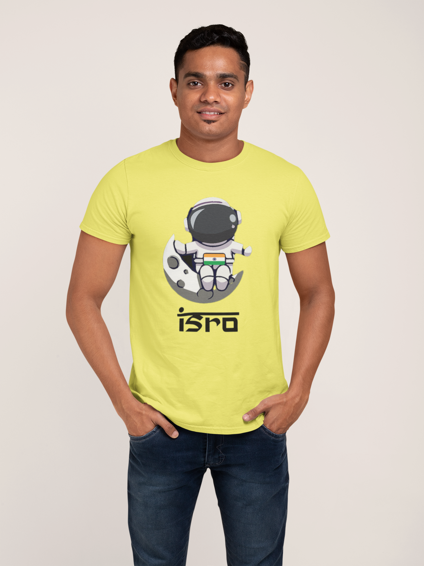 Dhaga Premium ISRO Graphic Unisex T-Shirt ! Buy 1 Get 1 Free