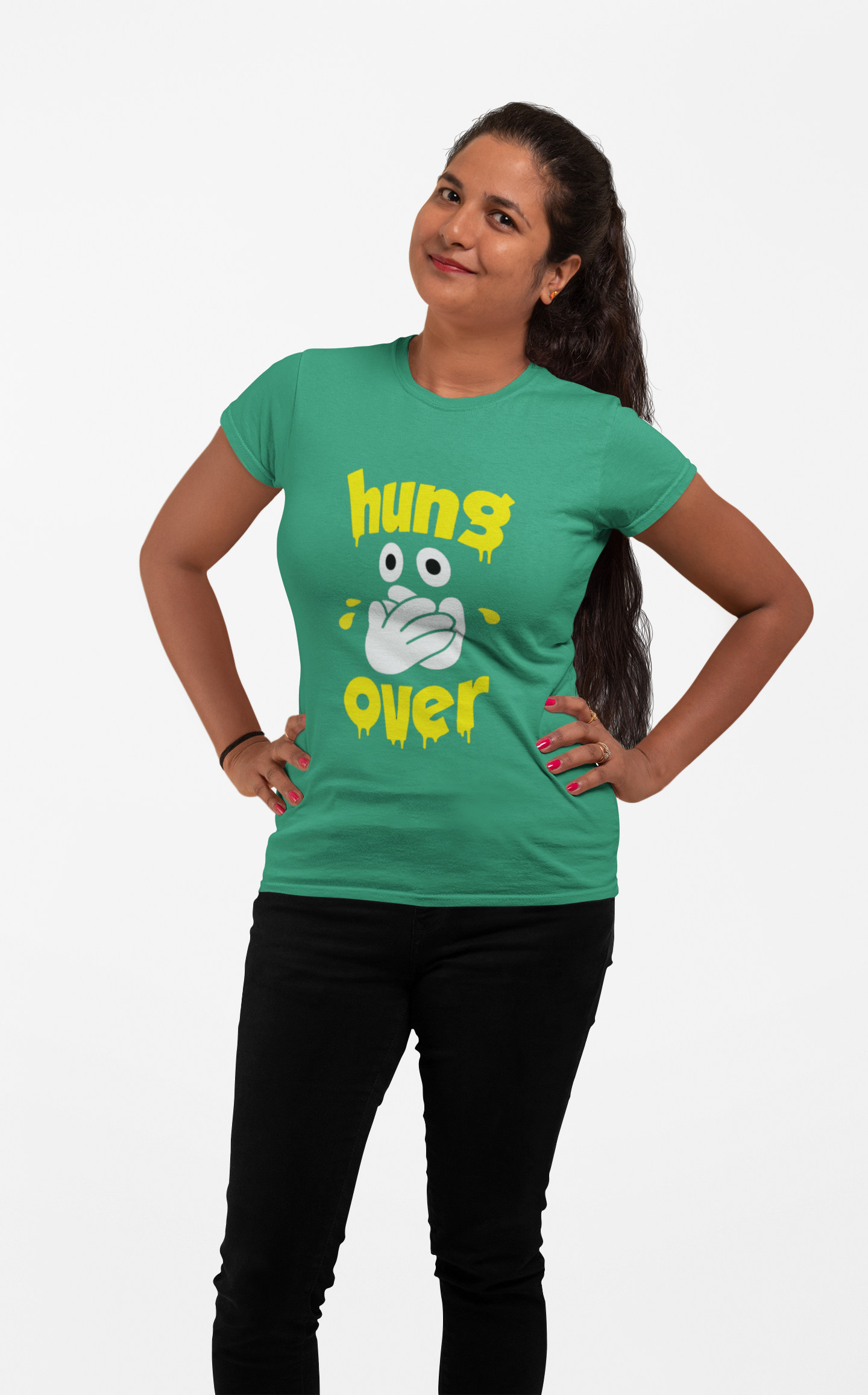 Dhaga Premium Hung Over Graphic Unisex T-Shirt ! Buy 1 Get 1 Free