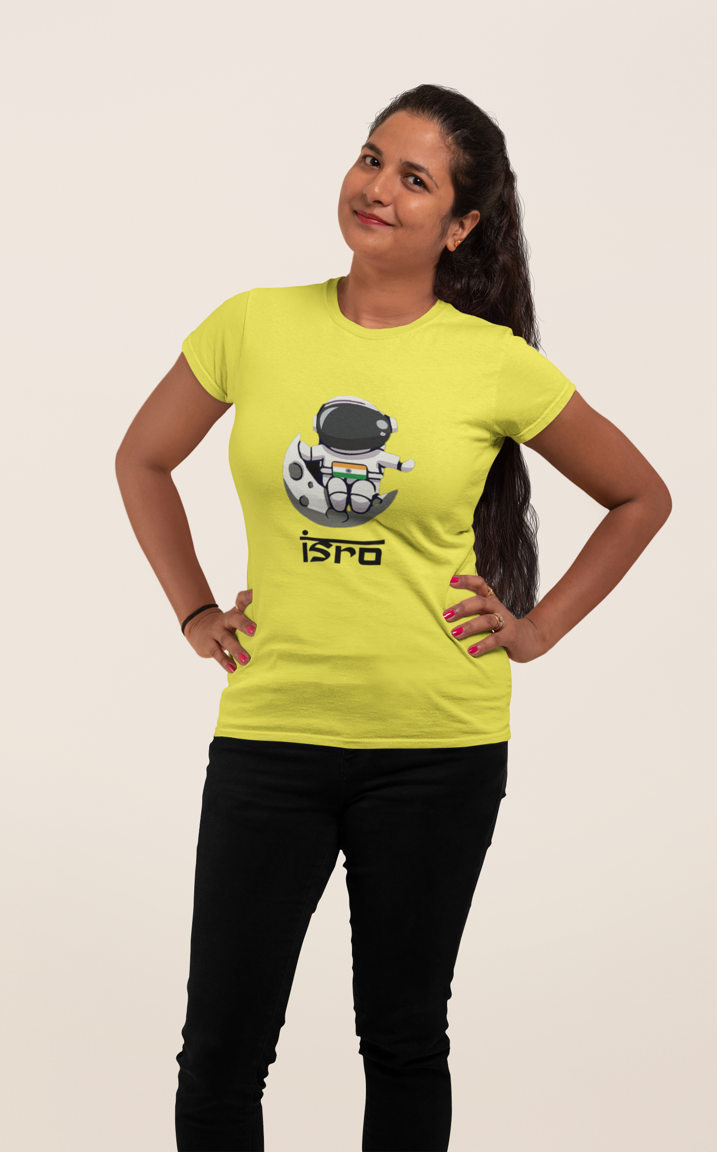 Dhaga Premium ISRO Graphic Unisex T-Shirt ! Buy 1 Get 1 Free