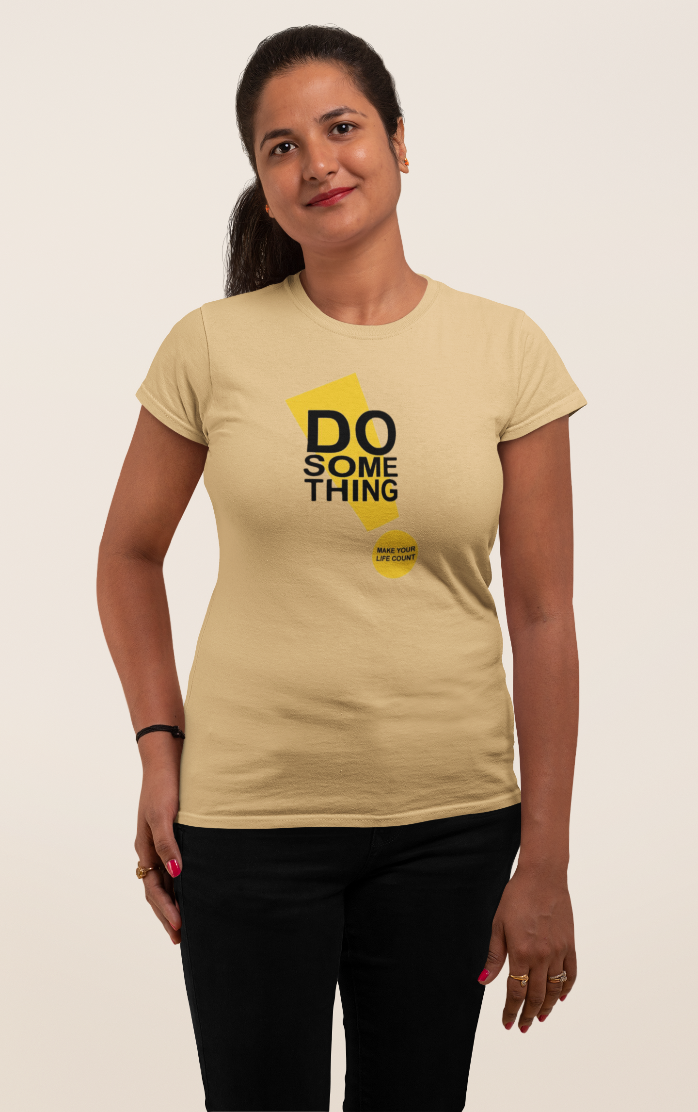 Dhaga Premium Do Something Graphic Unisex T-Shirt ! Buy 1 Get 1 Free