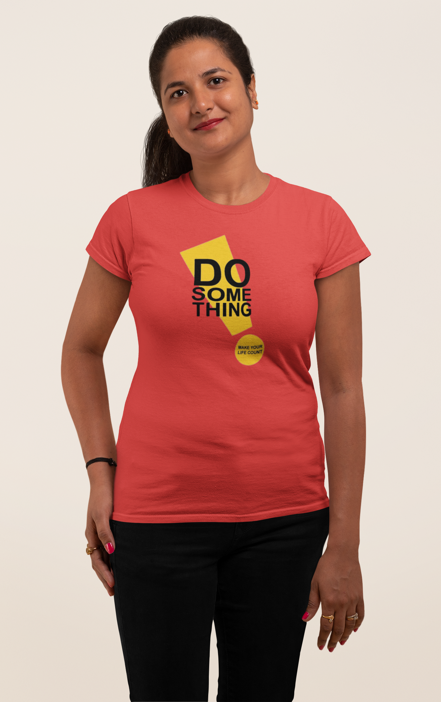 Dhaga Premium Do Something Graphic Unisex T-Shirt ! Buy 1 Get 1 Free