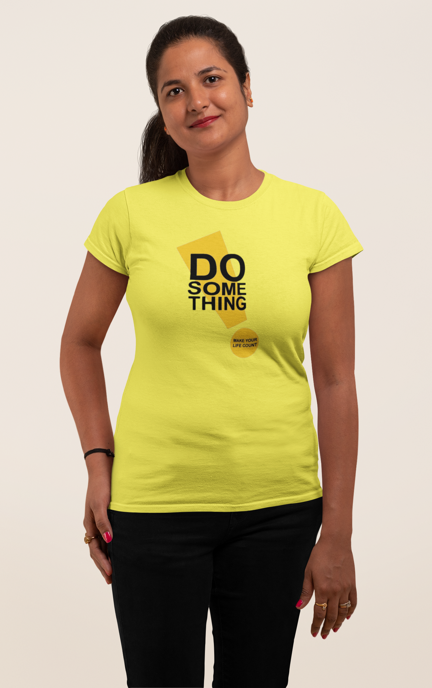 Dhaga Premium Do Something Graphic Unisex T-Shirt ! Buy 1 Get 1 Free