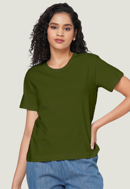 3 in One Combo Dhaga Unisex T Shirts Olive Green Dark Blue Light blue