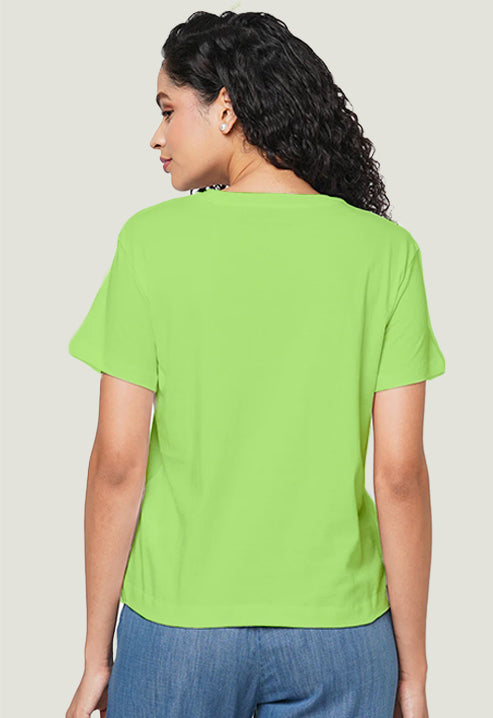 2 in ONE COMBO UNISEX T SHIRTS DHAGA Dark Blue Light Green